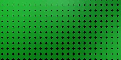 plantilla de vector verde claro con círculos. diseño decorativo abstracto en estilo degradado con burbujas. patrón para sitios web, páginas de destino.