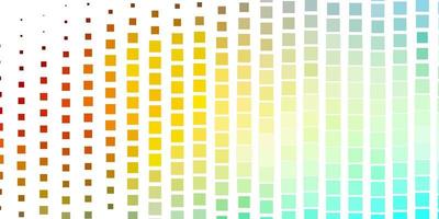 Light Blue, Yellow vector texture in rectangular style. Rectangles with colorful gradient on abstract background. Pattern for commercials, ads.