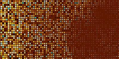 Light Blue, Yellow vector background with bubbles. Abstract colorful disks on simple gradient background. Design for posters, banners.
