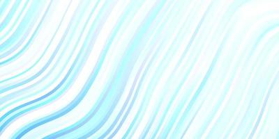 Light BLUE vector backdrop with bent lines. Bright sample with colorful bent lines, shapes. Template for cellphones.