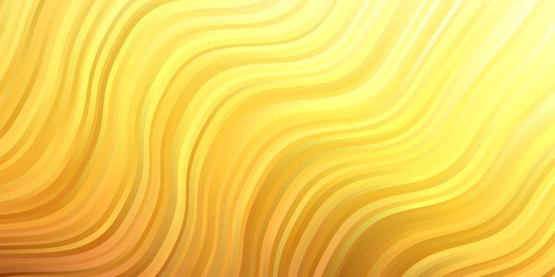 Light Blue, Yellow vector template with wry lines. Illustration in halftone style with gradient curves. Pattern for websites, landing pages.