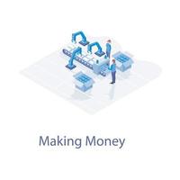 Making Money Elements vector