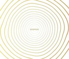 Abstract Gold luxurious color vector circle halftone background. Gradient retro line pattern design, golden graphic, Modern decoration for websites, posters, banners, template EPS10 vector