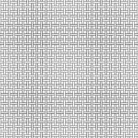 seamless black line geometric basket weave pattern vector