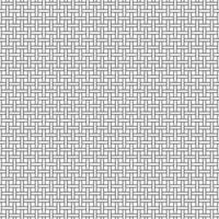 seamless black line geometric basket weave pattern vector