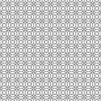 black line interlocking circles geometric pattern vector