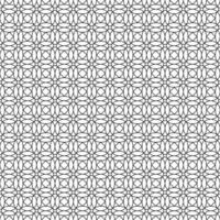 black line interlocking circles geometric pattern vector