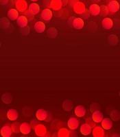 hermoso bokeh rojo con espacio de texto vector