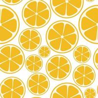 Abstract Citrus Seamless Pattern Background Vector Illustration