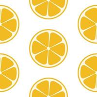 Abstract Citrus Seamless Pattern Background Vector Illustration