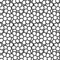 Black and White Geometric Abstract Background Seamless Pattern. Vector Illustration