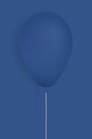 A blue ballon on blue background vector