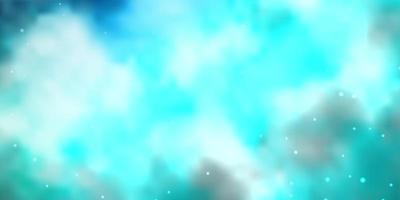 Light BLUE vector texture with beautiful stars. Colorful illustration with abstract gradient stars. Pattern for new year ad, booklets.