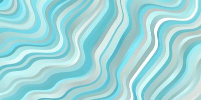 Light BLUE vector pattern with wry lines. Illustration in halftone style with gradient curves. Smart design for your promotions.