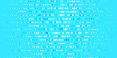 Dark BLUE vector pattern with spheres. Abstract decorative design in gradient style with bubbles. Design for posters, banners.