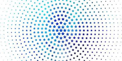 Light Blue, Green vector background with colorful stars. Decorative illustration with stars on abstract template. Pattern for wrapping gifts.