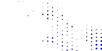 Dark BLUE vector pattern in square style. Rectangles with colorful gradient on abstract background. Pattern for websites, landing pages.