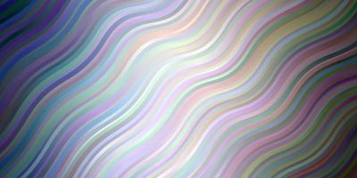 Light Purple vector layout with wry lines. Colorful illustration in abstract style with bent lines. Pattern for ads, commercials.