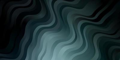 Dark BLUE vector texture with wry lines. Brand new colorful illustration with bent lines. Pattern for ads, commercials.