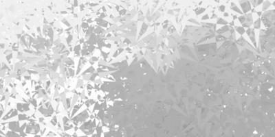 Dark gray vector background with polygonal forms.