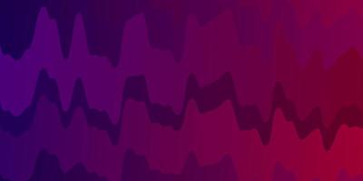 Dark Purple, Pink vector layout with curves. Abstract illustration with gradient bows. Pattern for ads, commercials.