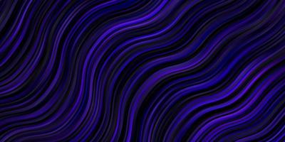 Dark Purple, Pink vector pattern with curves. Colorful illustration, which consists of curves. Design for your business promotion.