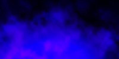 Light Purple vector background with clouds. Colorful illustration with abstract gradient clouds. Template for websites.