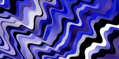 Light Purple vector backdrop with curves. Colorful abstract illustration with gradient curves. Smart design for your promotions.