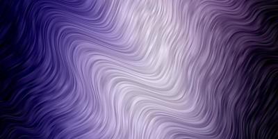 Light Purple vector background with bent lines. Colorful geometric sample with gradient curves. Pattern for websites, landing pages.