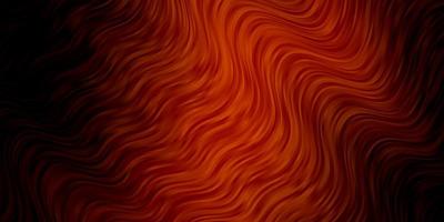 Dark Orange vector template with lines. Bright sample with colorful bent lines, shapes. Smart design for your promotions.
