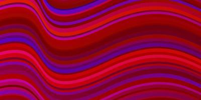patrón de vector de color rosa oscuro, rojo con líneas. colorida ilustración con líneas curvas. plantilla para teléfonos móviles.