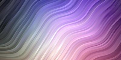 Dark Pink, Green vector pattern with lines. Colorful illustration with curved lines. Smart design for your promotions.