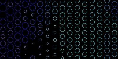 Dark Pink, Blue vector pattern with spheres. Abstract colorful disks on simple gradient background. Design for posters, banners.