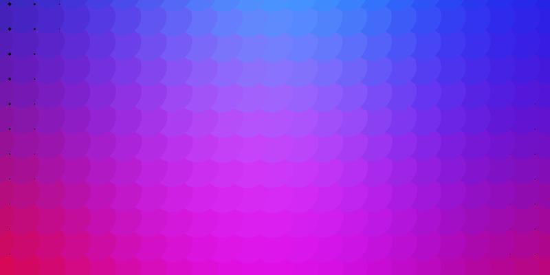 Light Pink, Blue vector pattern with spheres. Abstract illustration with colorful spots in nature style. Design for your commercials.