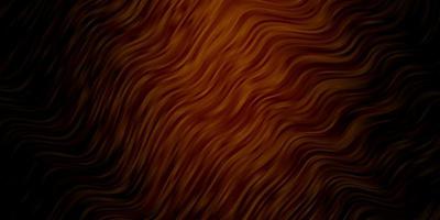 Dark Orange vector template with wry lines. Abstract gradient illustration with wry lines. Smart design for your promotions.