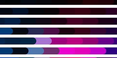 Dark Multicolor vector backdrop with lines. Repeated lines on abstract background with gradient. Pattern for ads, commercials.