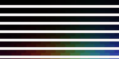 Dark Multicolor vector background with lines. Repeated lines on abstract background with gradient. Pattern for ads, commercials.