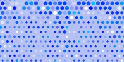 Light blue vector background with bubbles.