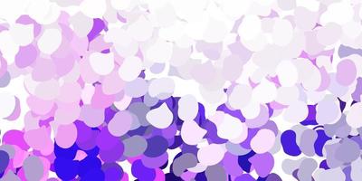 Light purple vector pattern with abstract shapes.