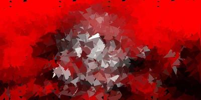 Light red vector geometric polygonal design.