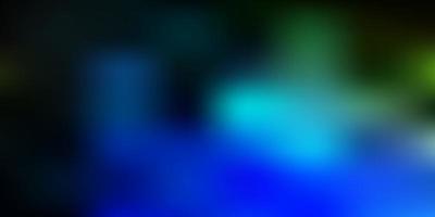 Dark blue, green vector gradient blur layout.