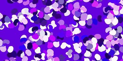 Light purple vector background with random forms.