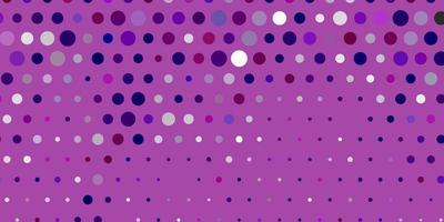textura de vector violeta, rosa claro con discos.