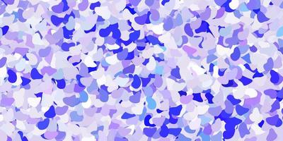 Light purple vector pattern with abstract shapes.