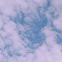 Clouds in the blue sky photo