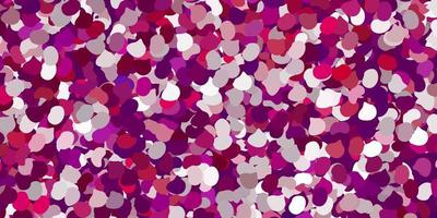 Light purple vector pattern with abstract shapes.