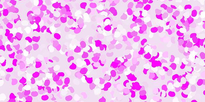 Light pink vector pattern with abstract shapes.