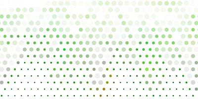 Light green, yellow vector layout with circle shapes.