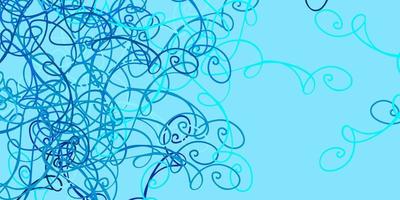 Light BLUE vector pattern with curved lines.