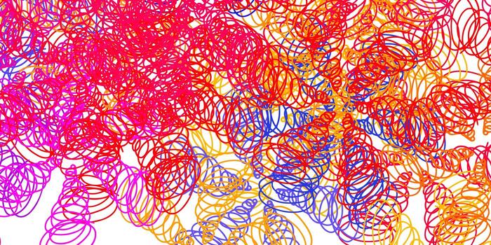 Telón de fondo de vector multicolor claro con arco circular.